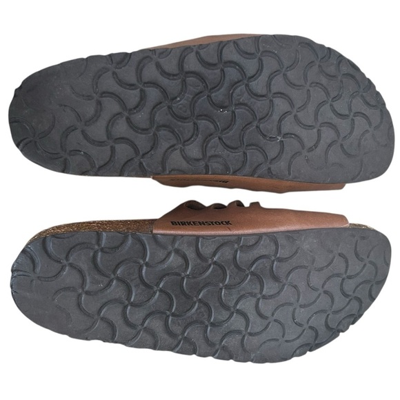 Birkenstock Birk Granada Brown Leather Strap BuckleCork Sandals, US Size 7.5 - Picture 5 of 8